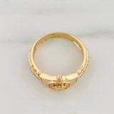 Anillo Corona 3.95 g / T6 1/2 Dos Oros 18K