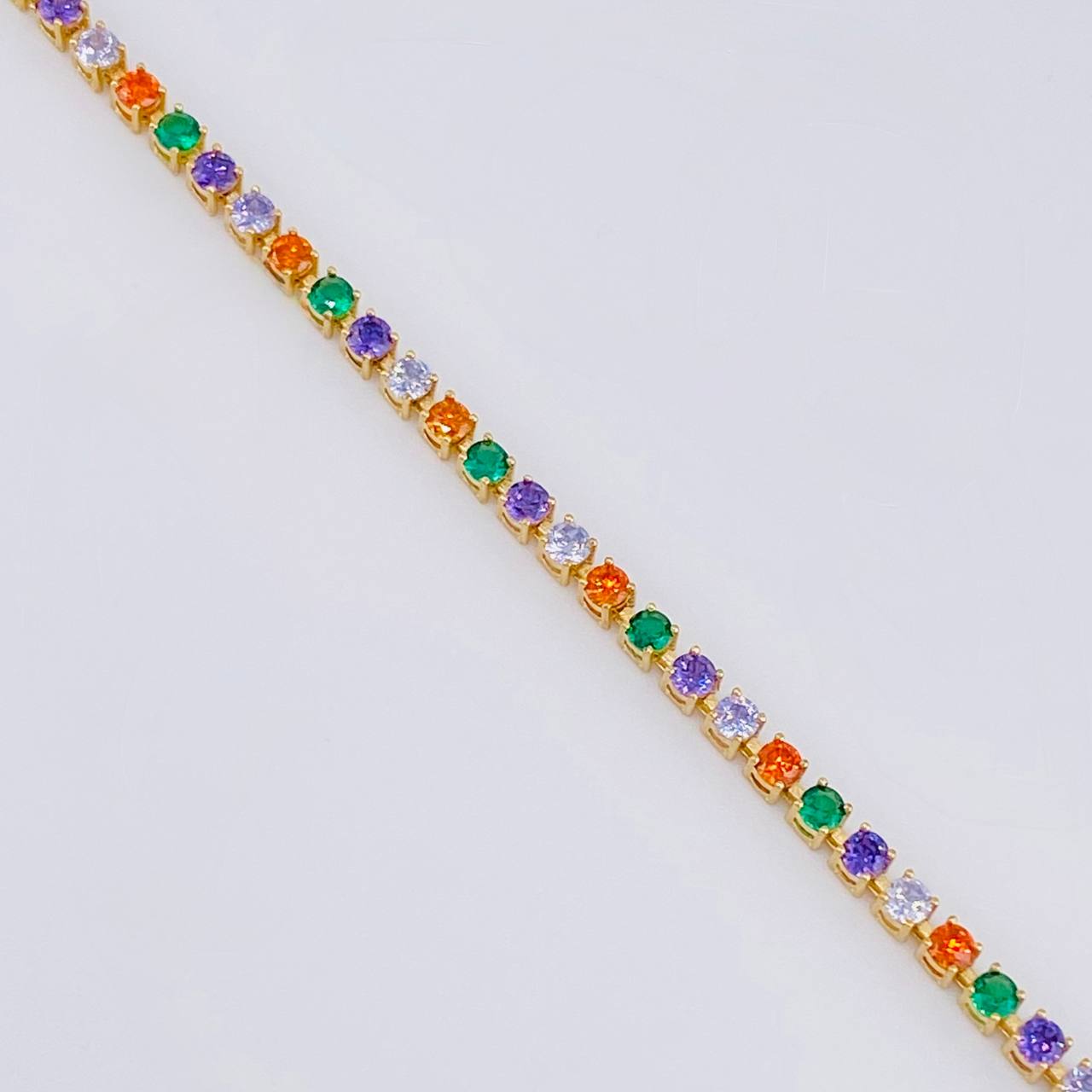 Pulso Modulable Tenis 3.85 g / 18 cm - 17 cm / 2,5 mm Oro Amarillo 18K