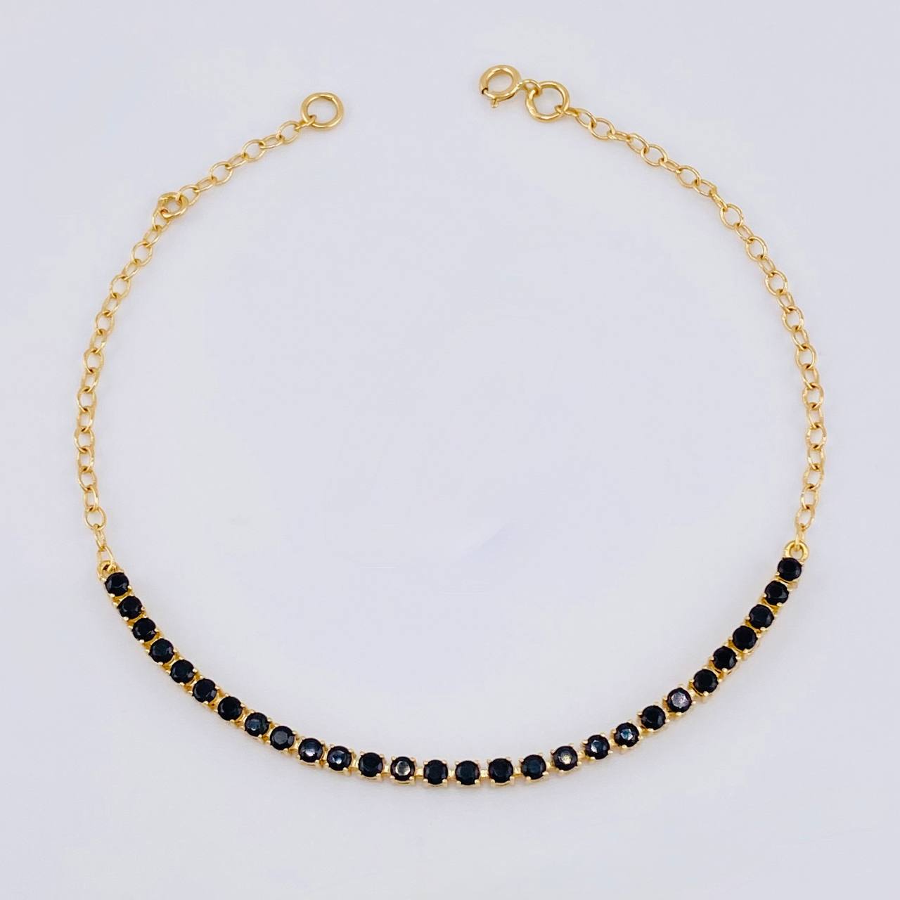Pulso Modulable Tenis 2.15 g / 19 cm - 17 cm / 2,1 mm Oro Amarillo 18K