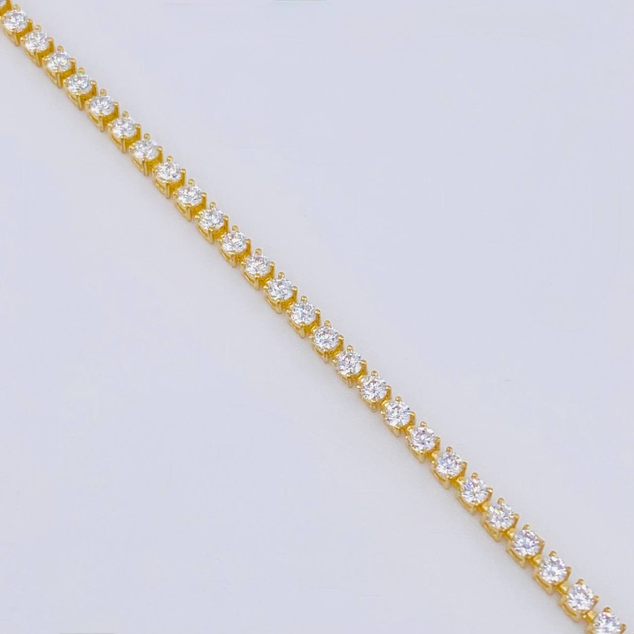 Pulso Modulable Tenis 2.25 g / 19 cm - 17 cm / 2,1 mm Oro Amarillo 18K
