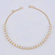 Pulso Modulable Tenis 4.05 g / 19 cm - 17 cm / 2,55 mm Oro Amarillo 18K