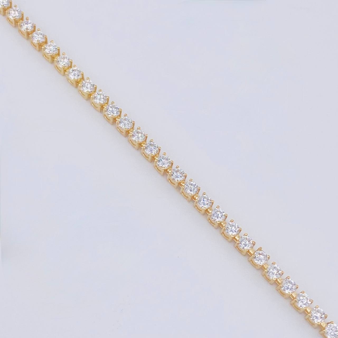 Pulso Modulable Tenis 4.05 g / 19 cm - 17 cm / 2,55 mm Oro Amarillo 18K