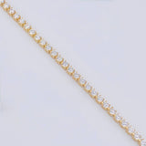 Pulso Modulable Tenis 4.05 g / 19 cm - 17 cm / 2,55 mm Oro Amarillo 18K