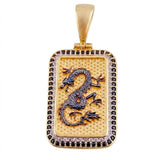 Dije Marco Dragón Oriental 6.35 g / 3.8 cm Oro Amarillo 18K