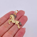 Dije Caballo 3.65 g / 3.3 cm Oro Amarillo 18K