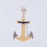 Dije Ancla 4.2 g / 3.8 cm Oro Amarillo 18K