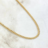 Cadena Cubana 4.55gr / 60cm / Oro Amarillo +1 18K