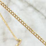 Cadena Cubana 6.9gr / 60cm / Oro Amarillo +1 18K