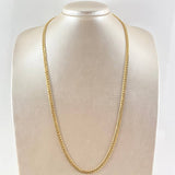Cadena Cubana 4.55gr / 60cm / Oro Amarillo +1 18K
