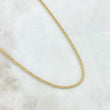 Cadena Garibaldi 3.05gr / 60cm / +3 Oro 18K