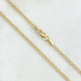 Cadena Garibaldi 3.05gr / 60cm / +3 Oro 18K
