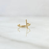 Piercing Earcuff Simulador 0.3 g / 1 cm Oro Amarillo 18K