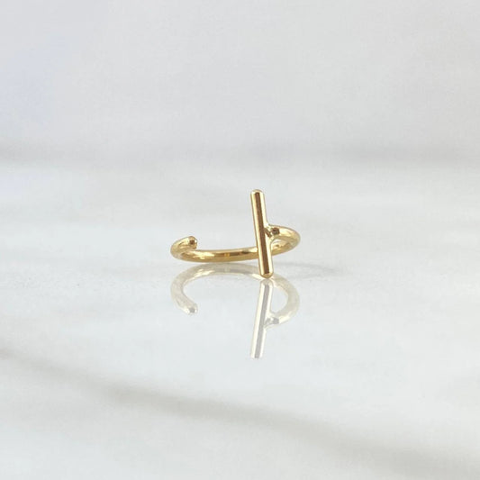 Piercing Earcuff Simulador 0.3 g / 1 cm Oro Amarillo 18K