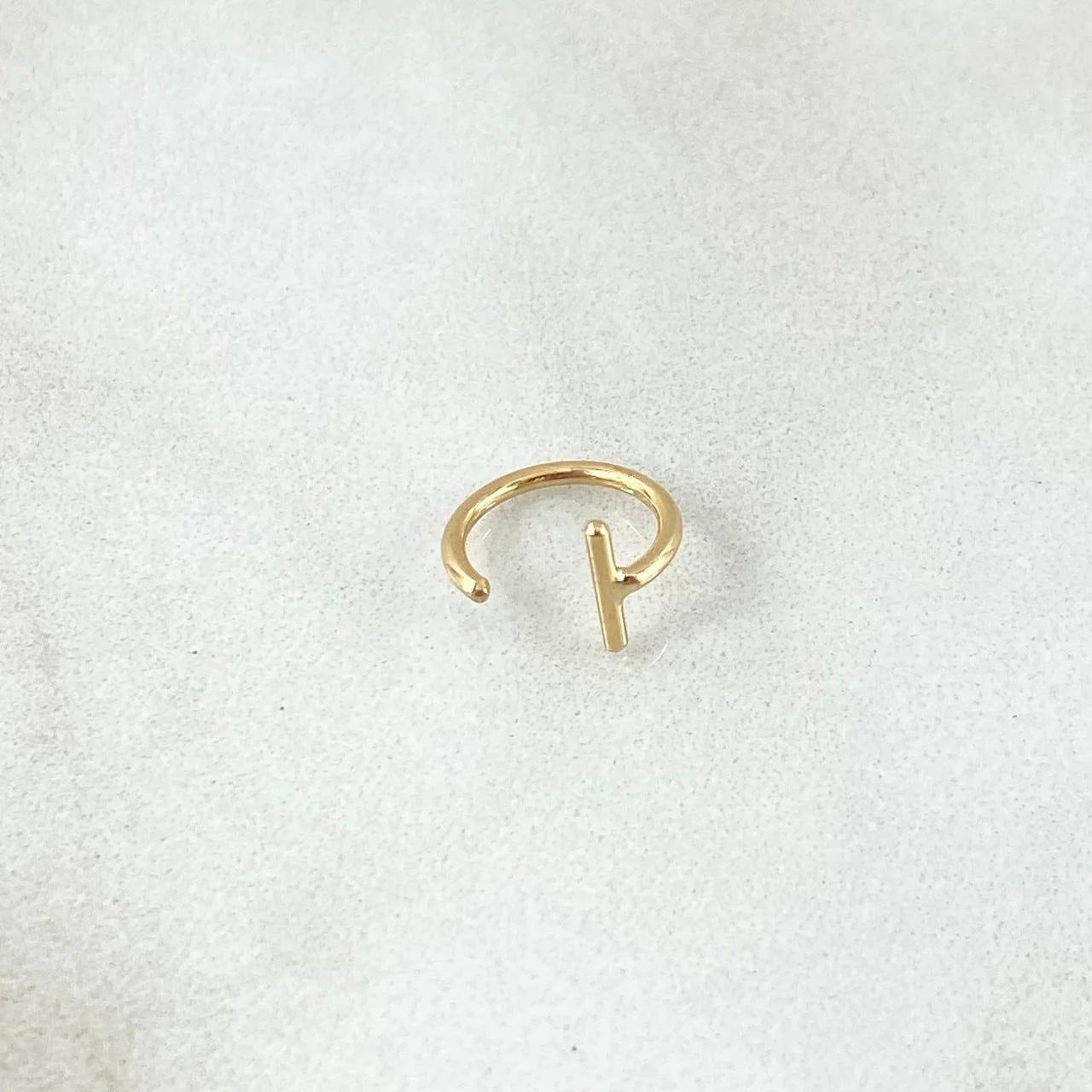 Piercing Earcuff Simulador 0.3 g / 1 cm Oro Amarillo 18K