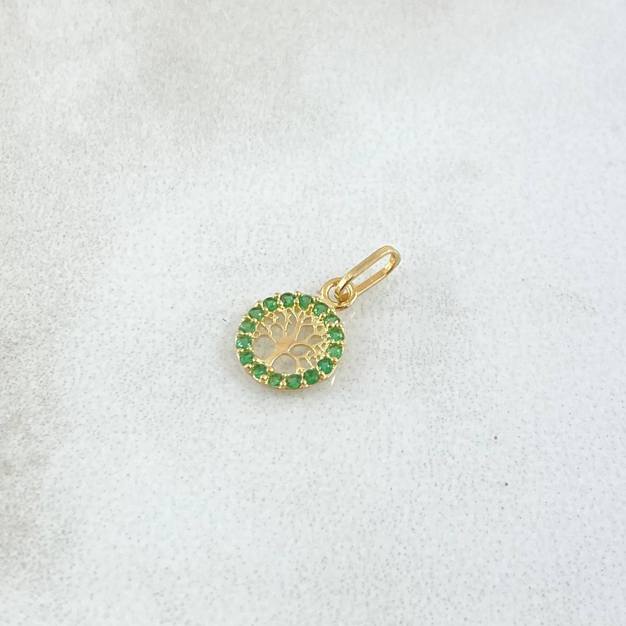 Dije Arbol De La Vida 0.3gr / 1.4cm / Oro Amarillo 18K *