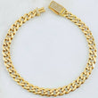Pulso Cubano 10gr / 19.5cm / Oro Amarillo Nac.Esp. 18K