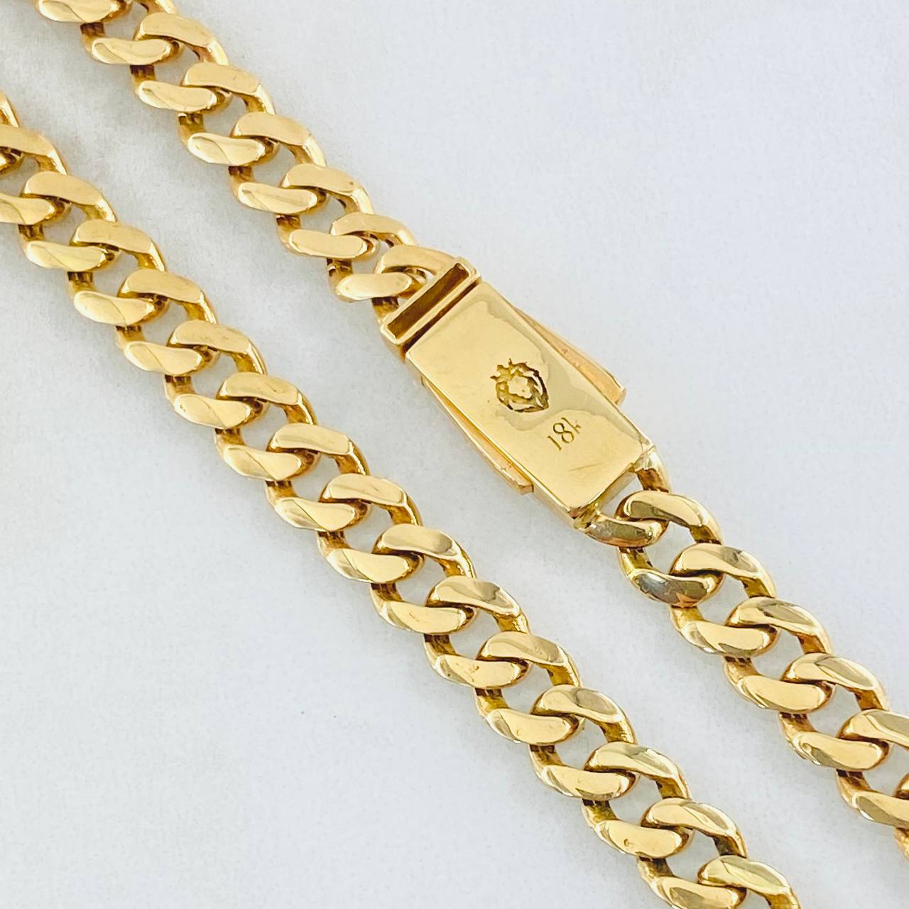 Pulso Cubano 8.4gr / 20cm / Oro Amarillo Nac.Esp. 18K