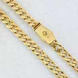 Pulso Cubano 10gr / 19.5cm / Oro Amarillo Nac.Esp. 18K