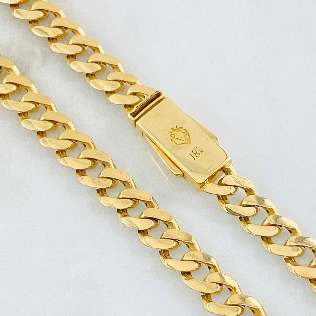 Pulso Cubano 7.6gr / 19.5cm / Oro Amarillo Nac.Esp. 18K