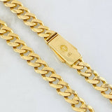 Pulso Cubano 7.6gr / 19.5cm / Oro Amarillo Nac.Esp. 18K