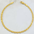 Pulso Plano 6gr / 22cm / Oro Amarillo +3 18K