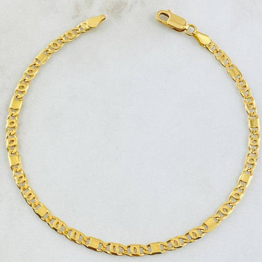 Pulso Plano 6gr / 22cm / Oro Amarillo +3 18K