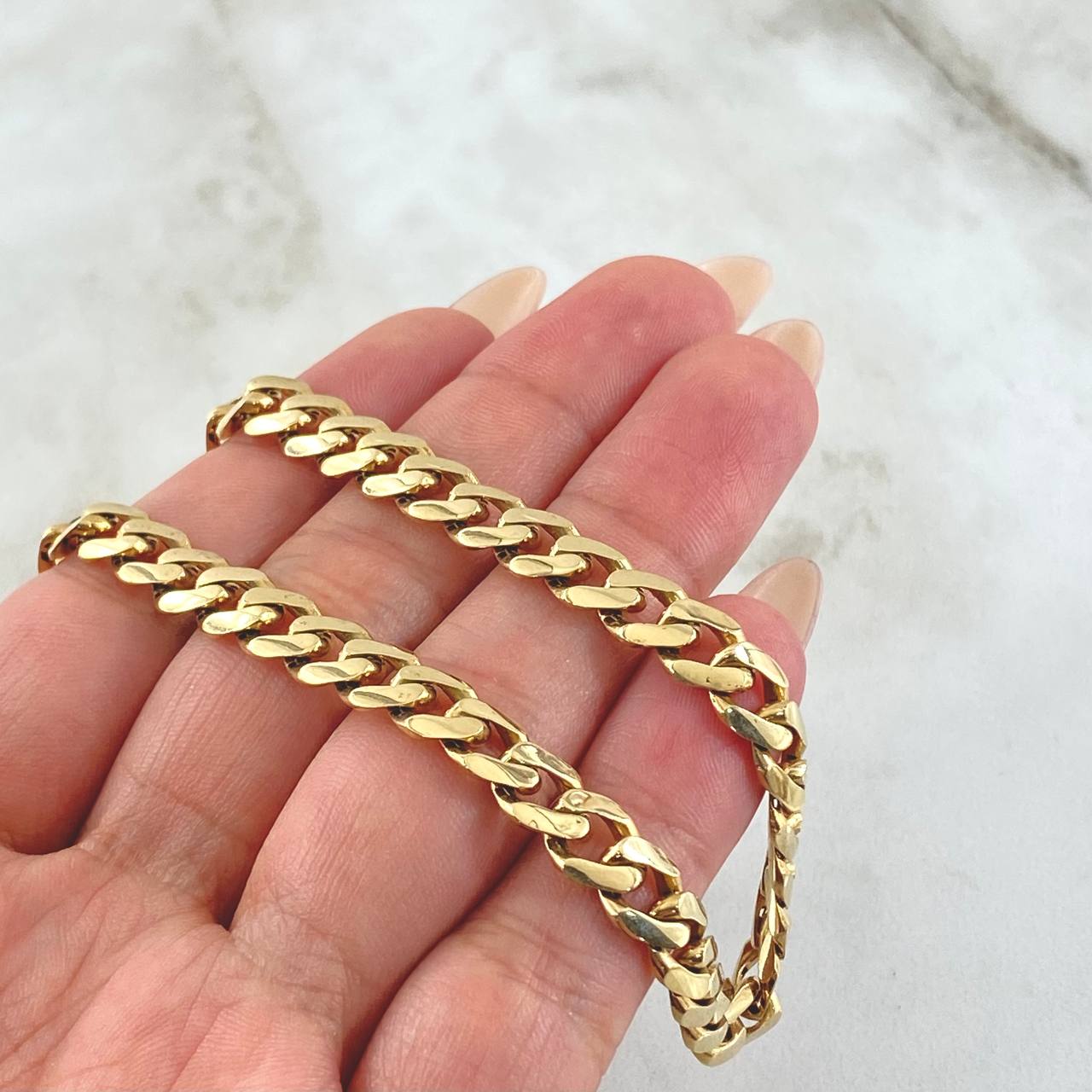 Cadena Cubana 26.4gr / 60cm / Oro Amarillo Nac.Esp. 18K