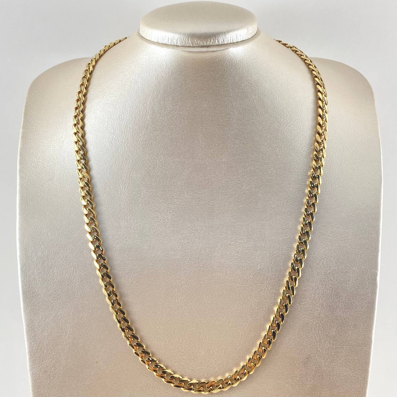 Cadena Cubana 26.4gr / 60cm / Oro Amarillo Nac.Esp. 18K