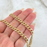 Cadena Cubana 21.55gr / 60cm / Oro Amarillo Nac.Esp. 18K