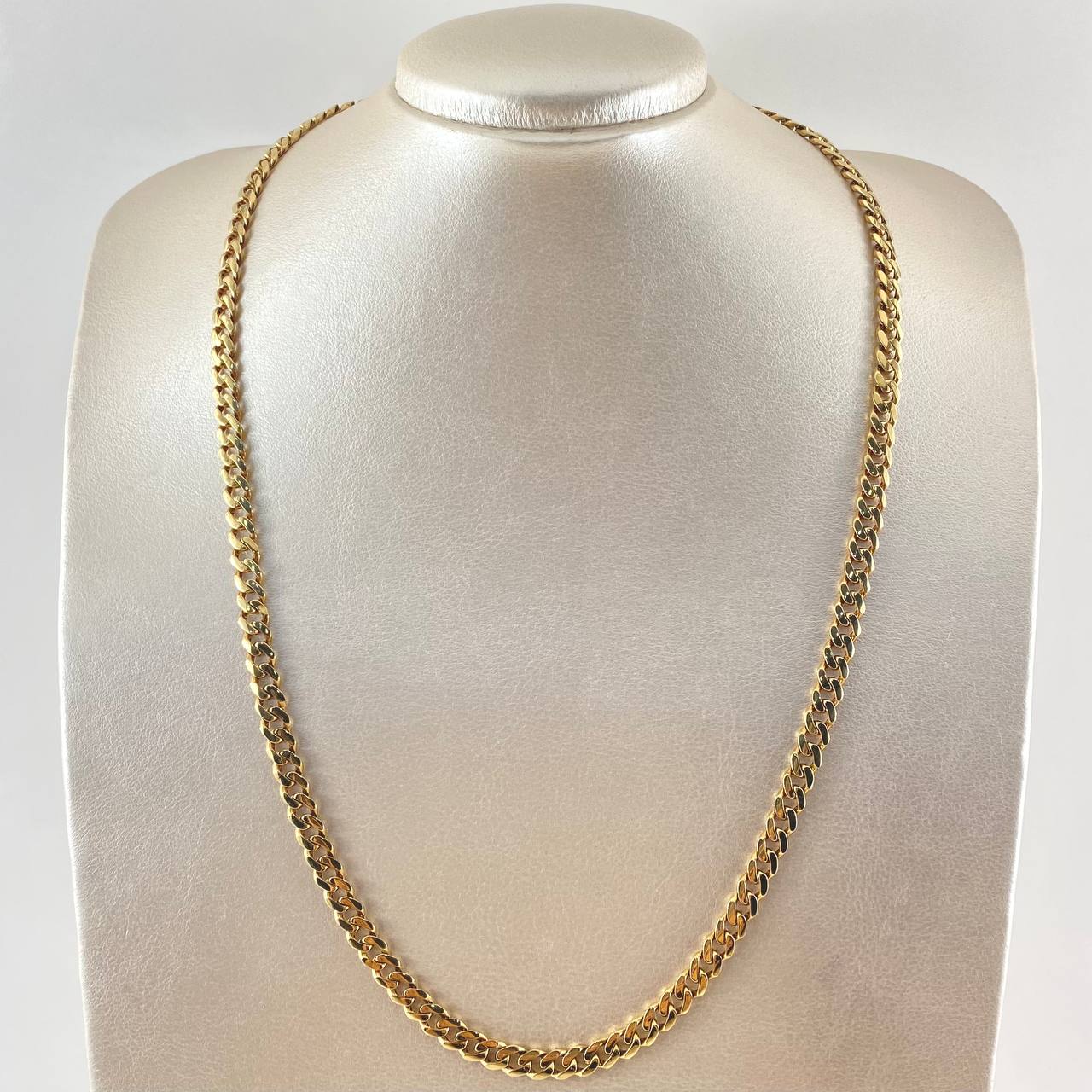 Cadena Cubana 21.55gr / 60cm / Oro Amarillo Nac.Esp. 18K