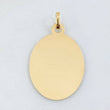 Dije Placa 1.85gr / 3.2cm / Oro Amarillo 18K