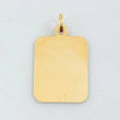 Dije Placa 2.1gr / 3.2cm / Oro Amarillo 18K