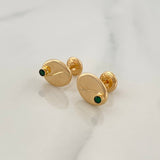 Topos Grano de Café 0.9gr / 7.5mm Oro Amarillo 18K %