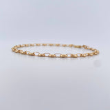 Tobillera GC 3.05gr / 25cm / 3mm Oro Amarillo 18K &