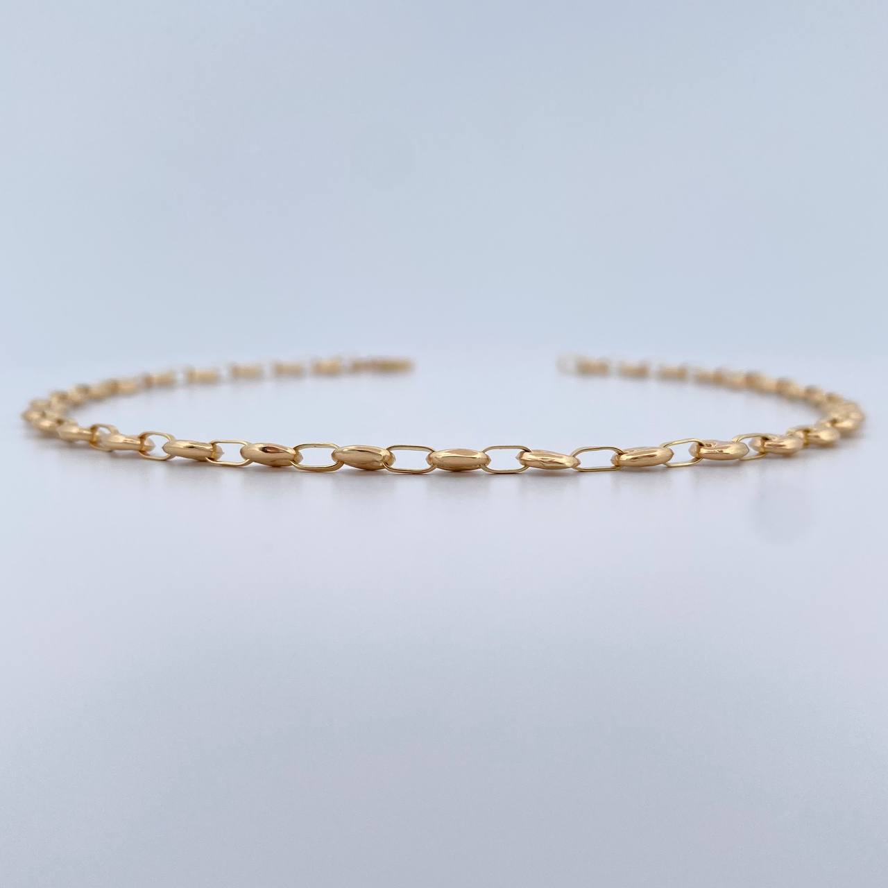 Tobillera GC 4gr / 24.4cm / 4mm Oro Amarillo 18K &