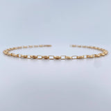 Tobillera GC 4gr / 24.4cm / 4mm Oro Amarillo 18K &