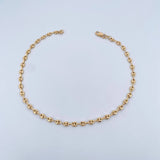 Tobillera GC 3.15gr / 25cm / 2.4mm Oro Amarillo 18K &