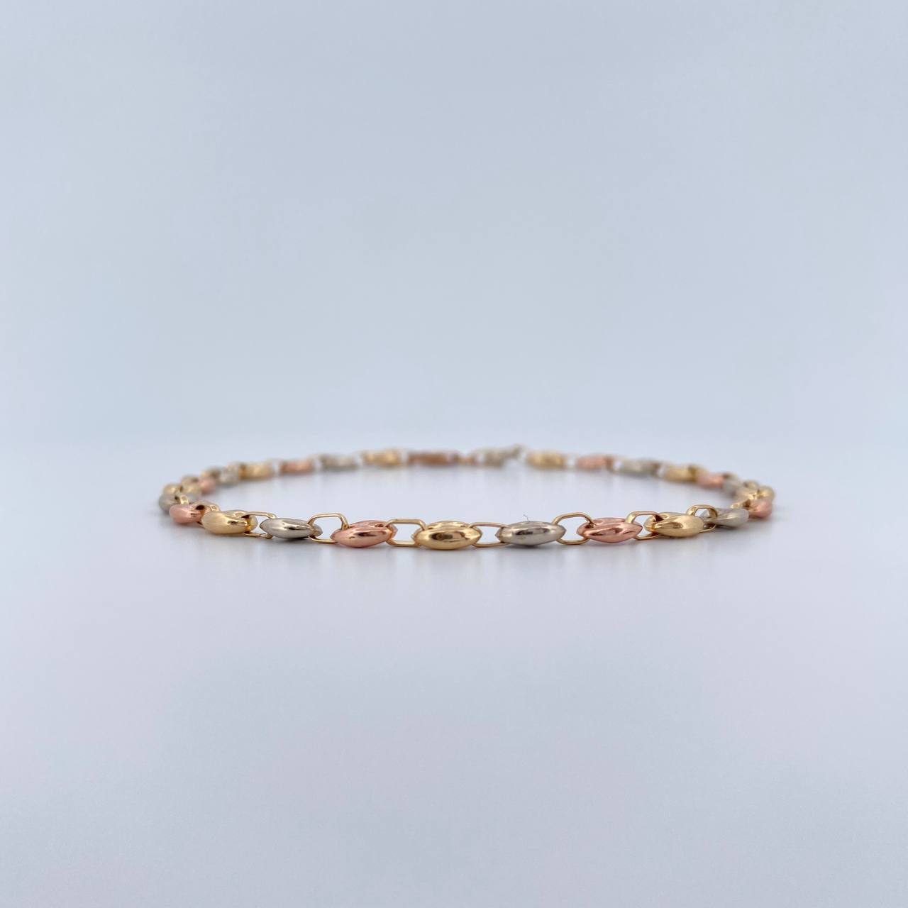 Pulso GC 3.4gr / 20.2cm / 4mm Tres Oros 18K &