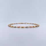 Pulso GC 3.4gr / 20.2cm / 4mm Tres Oros 18K &
