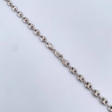 Cadena GC 15gr / 61.8cm / 5mm Oro Blanco 18K &