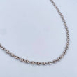 Cadena GC 10.75gr / 60.8cm / 4mm Oro Blanco 18K &