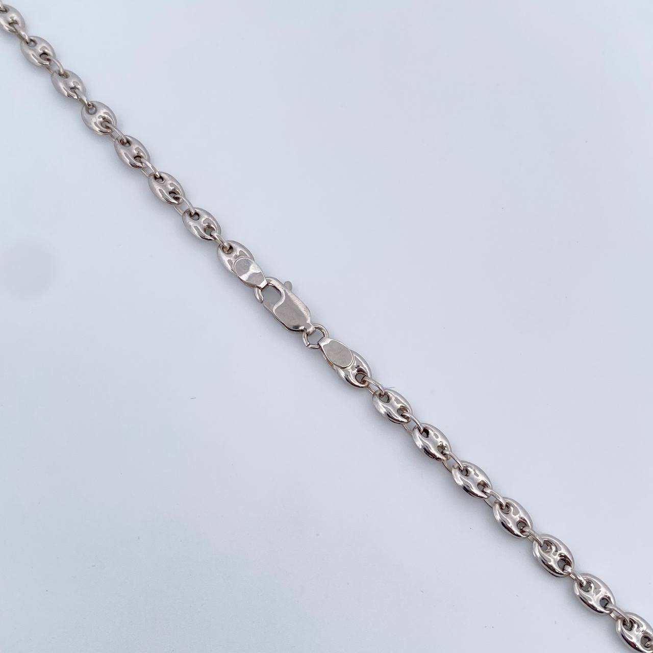 Cadena GC 10.75gr / 60.8cm / 4mm Oro Blanco 18K &