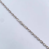 Cadena GC 10.75gr / 60.8cm / 4mm Oro Blanco 18K &
