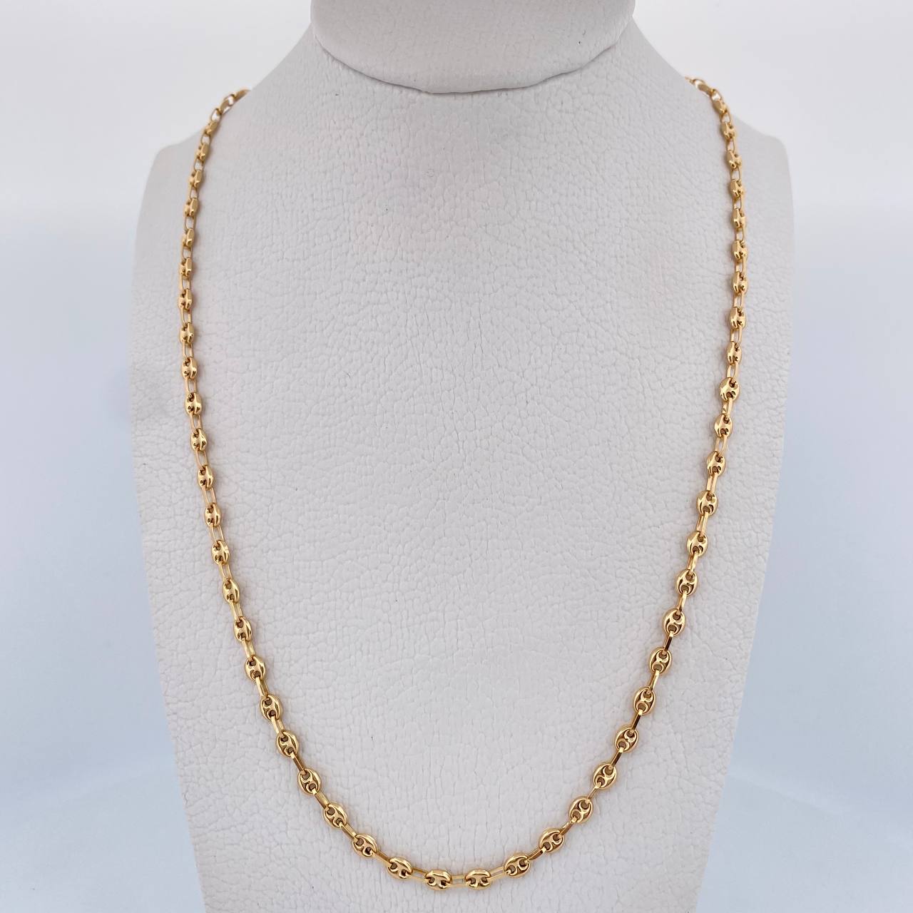 Cadena GC 6.45gr / 46.3cm / 4mm Oro Amarillo 18K &