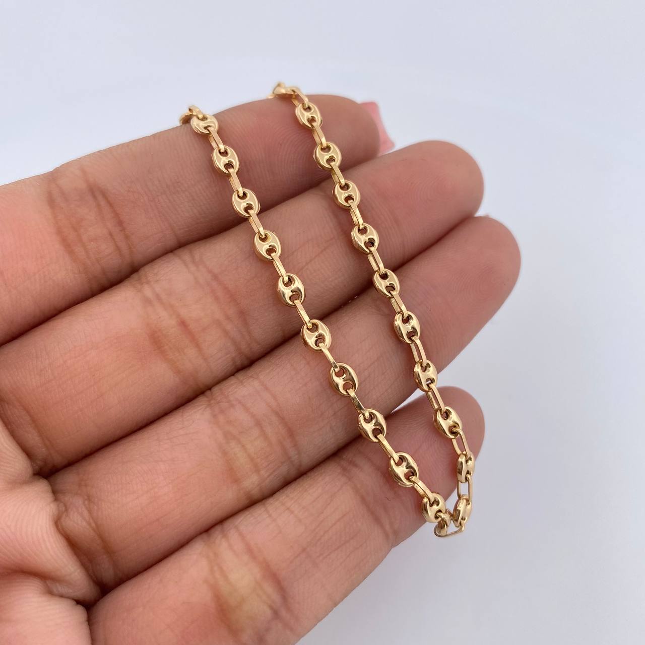 Cadena GC 5.95gr / 51cm / 3mm Oro Amarillo 18K &