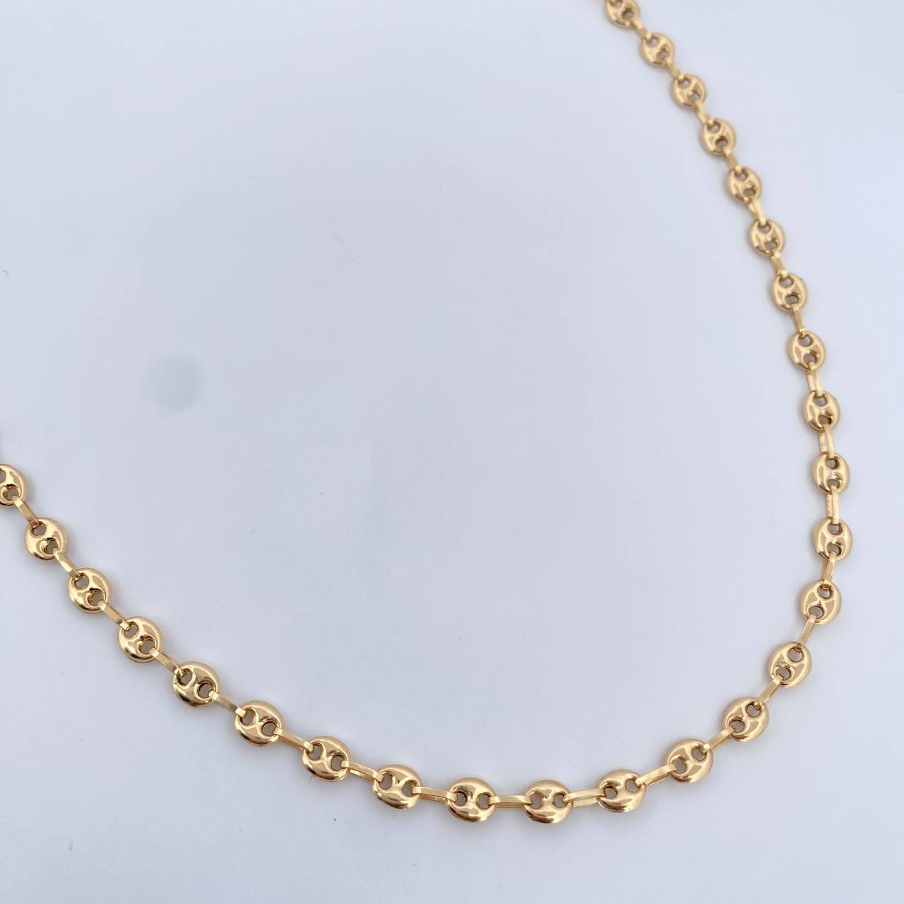 Cadena GC 6.45gr / 46.3cm / 4mm Oro Amarillo 18K &