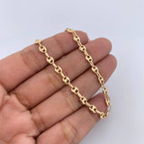 Cadena GC 6.45gr / 46.3cm / 4mm Oro Amarillo 18K &