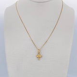 Set Cadena Veneciana /1.0gr/45cm/0.3mm + Dije Libelula /0.35gr/1.5cm Troquelado  Oro 18K (Oferta) &