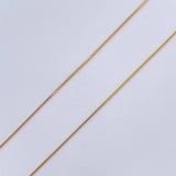 Set Cadena Veneciana /1.0gr/45cm/0.3mm + Dije Delfin /0.5gr/2cm Troquelado  Oro 18K (Oferta) &