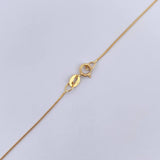 Set Cadena Veneciana /1.0gr/45cm/0.3mm + Dije Delfin /0.5gr/2cm Troquelado  Oro 18K (Oferta) &